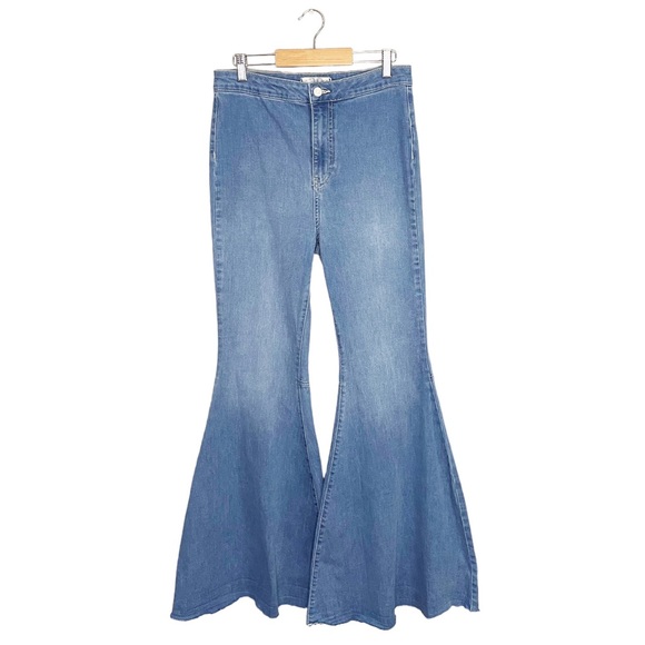 Free People Just Float On Flare Pant Wide Leg Bell Bottom Jeans - Picture 2 of 7
